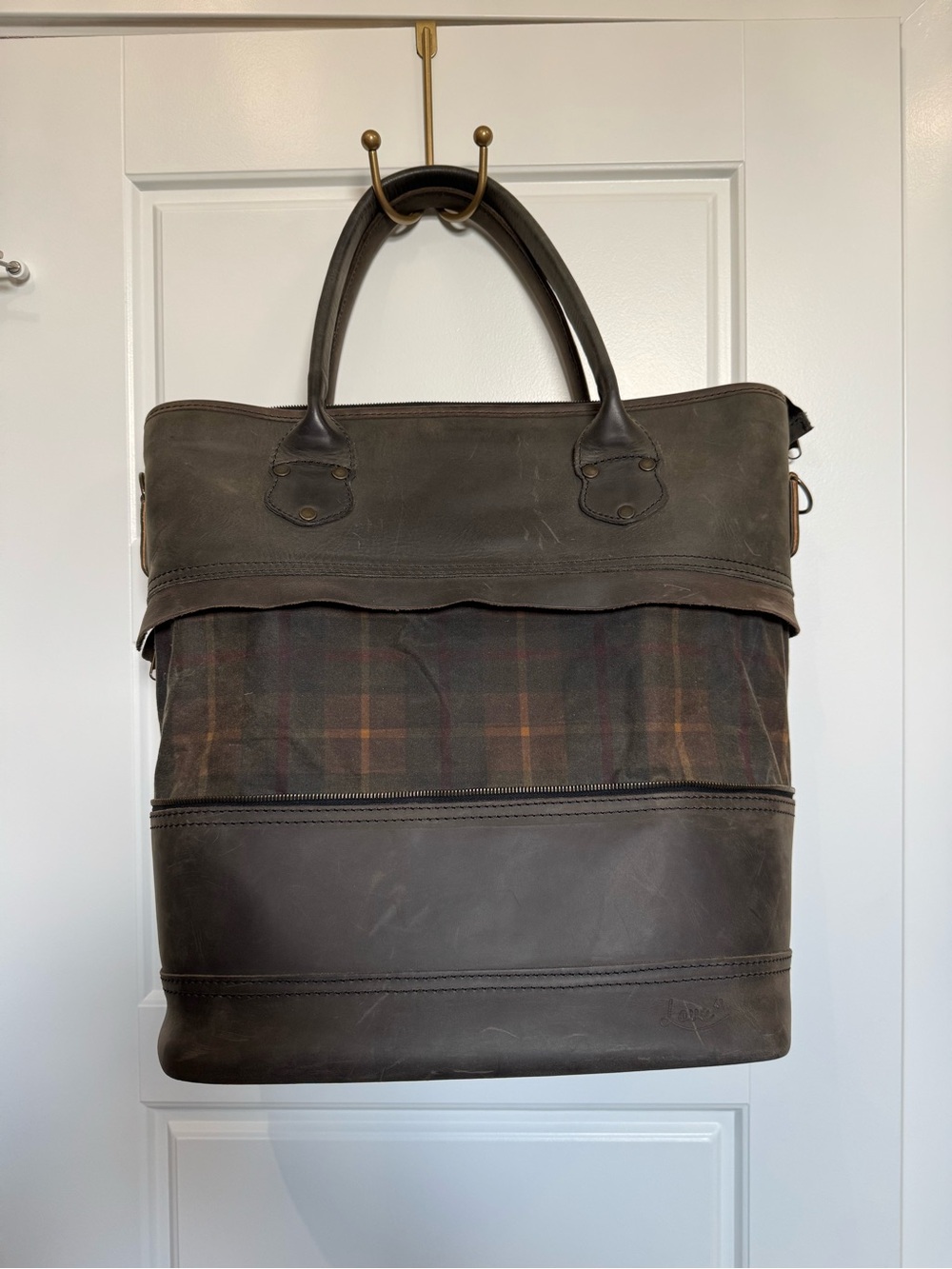 EXPANDABLE Leather Tote from Love41!